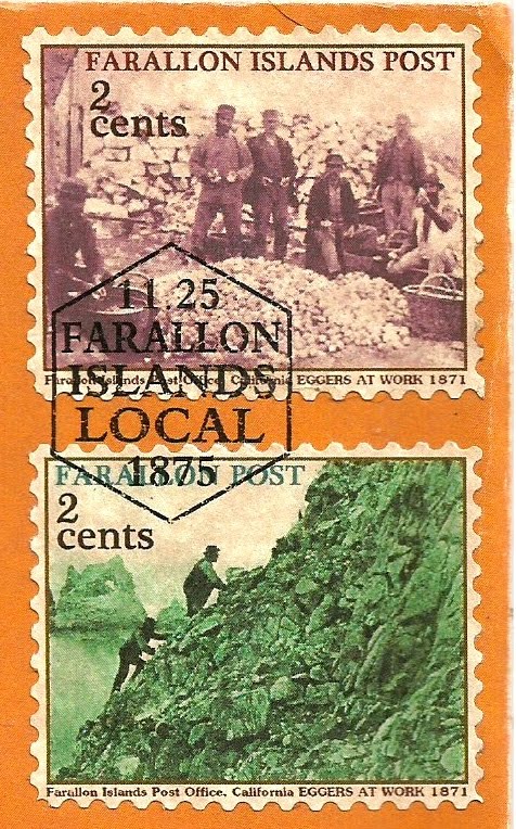 EARLY CALIFORNIA FANTASY LOCAL POST STAMPS