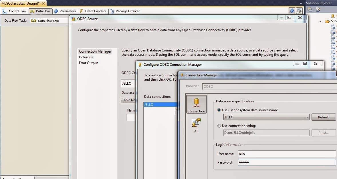 The Desk: Using Microsoft SSIS to access MySQL Server's data