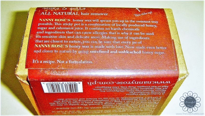 Nanny Rose`s Queen Bee - All Natural Hair Remover (Hot | Cold) (www.TheGracefulMist.com) - Beauty, Fashion, Health, Lifestyle and Travel Blog/Website - Philippines - Filipina Teenager - Filipino - Blogger