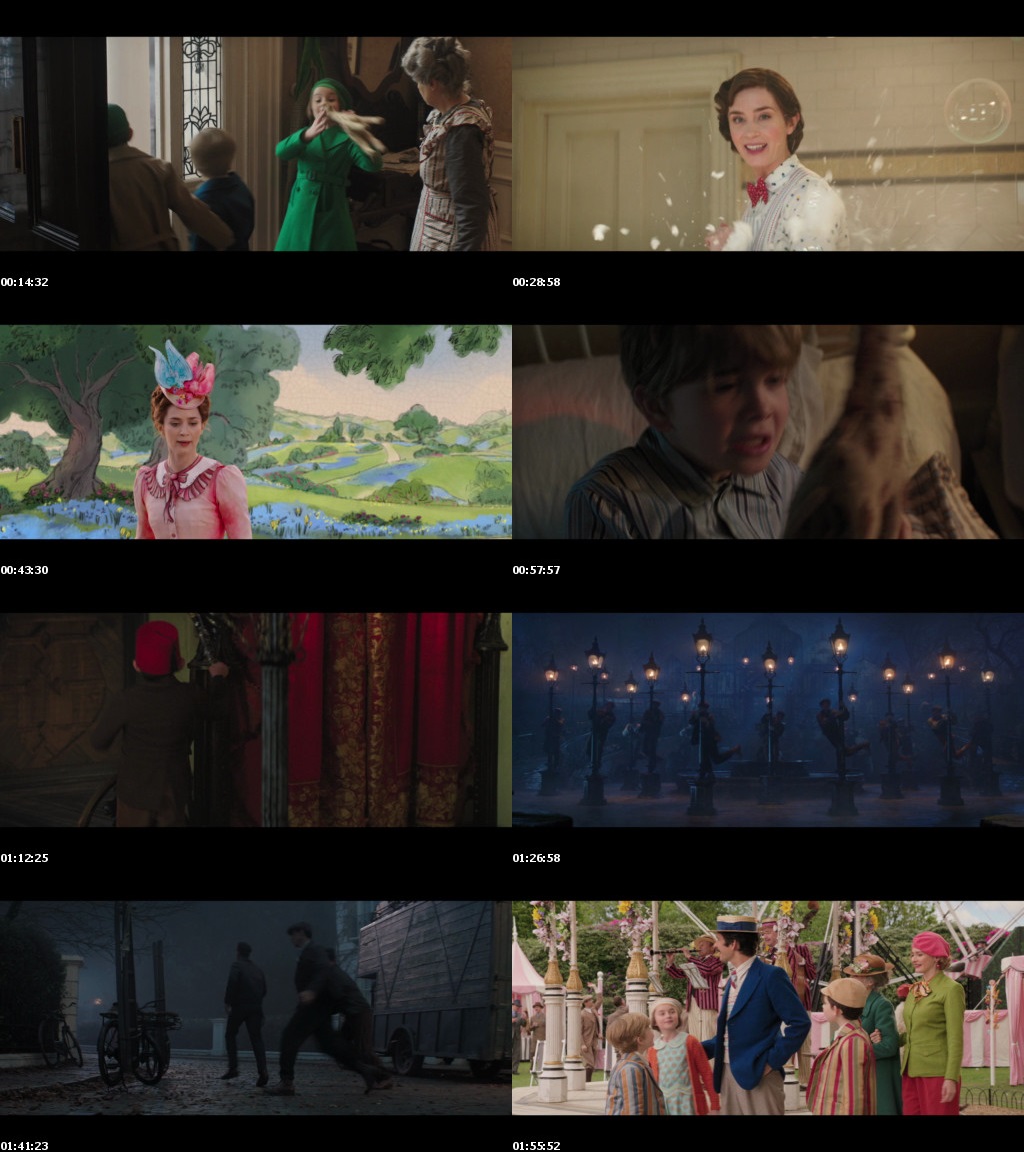 Mary Poppins Returns (2018) 500MB Full English Movie Download 480p Bluray Free Watch Online Full Movie Download Worldfree4u 9xmovies