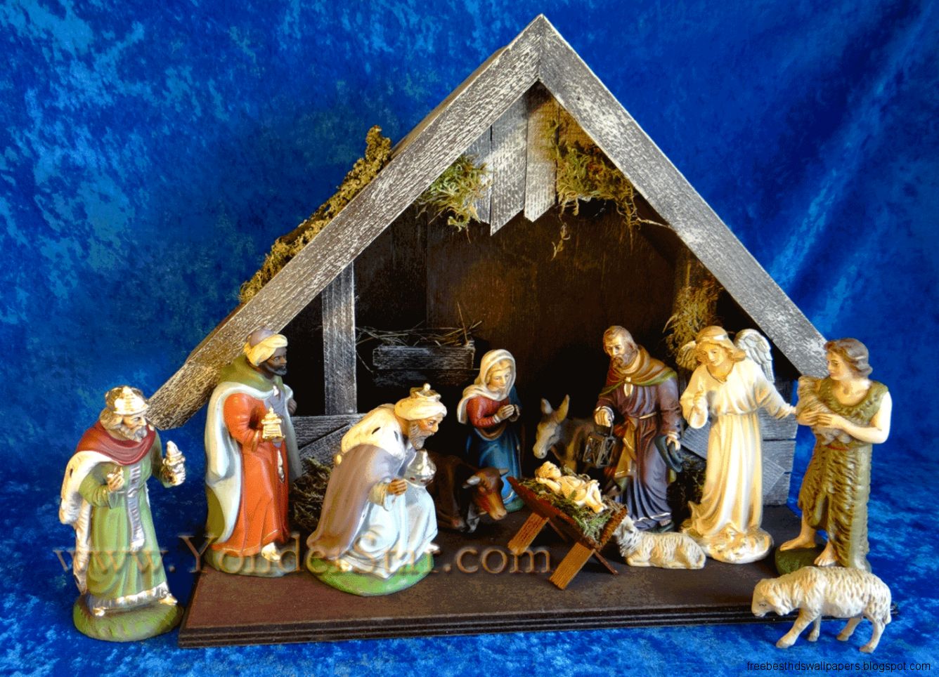 old fashioned german nativity