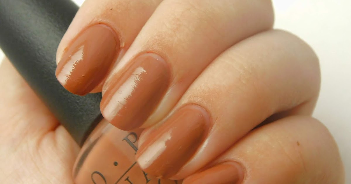 1. OPI Nail Lacquer in "Chocolate Moose" - wide 8