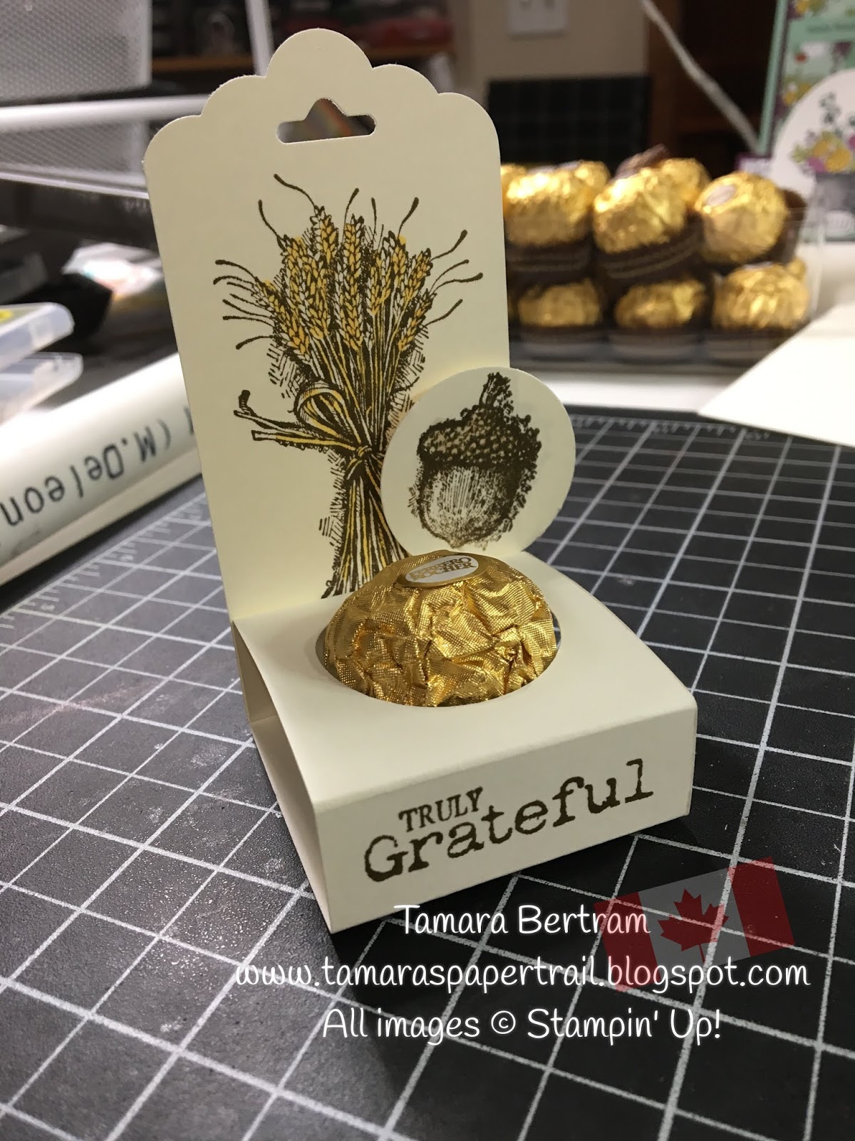 Tamara's Paper Trail Ferrero Rocher Treat Holder