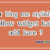 Blogger Blog Me Stylish Social Follow Widget Kaise Lagaye