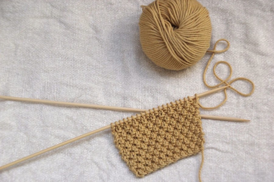 Punto de arroz doble