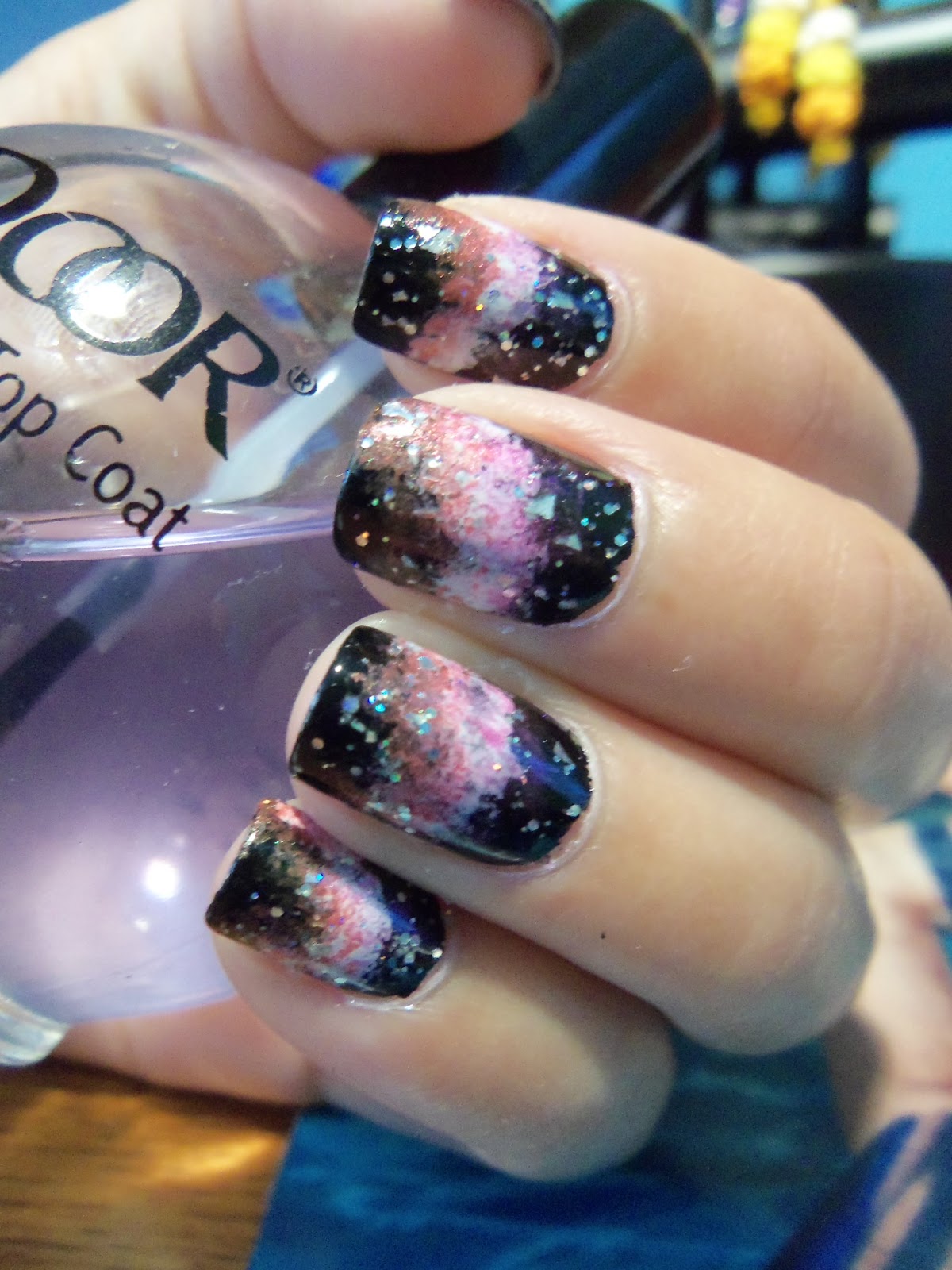 If Nails Make You Happy...: Universe Nails Tutorial!