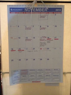 Wall calendar