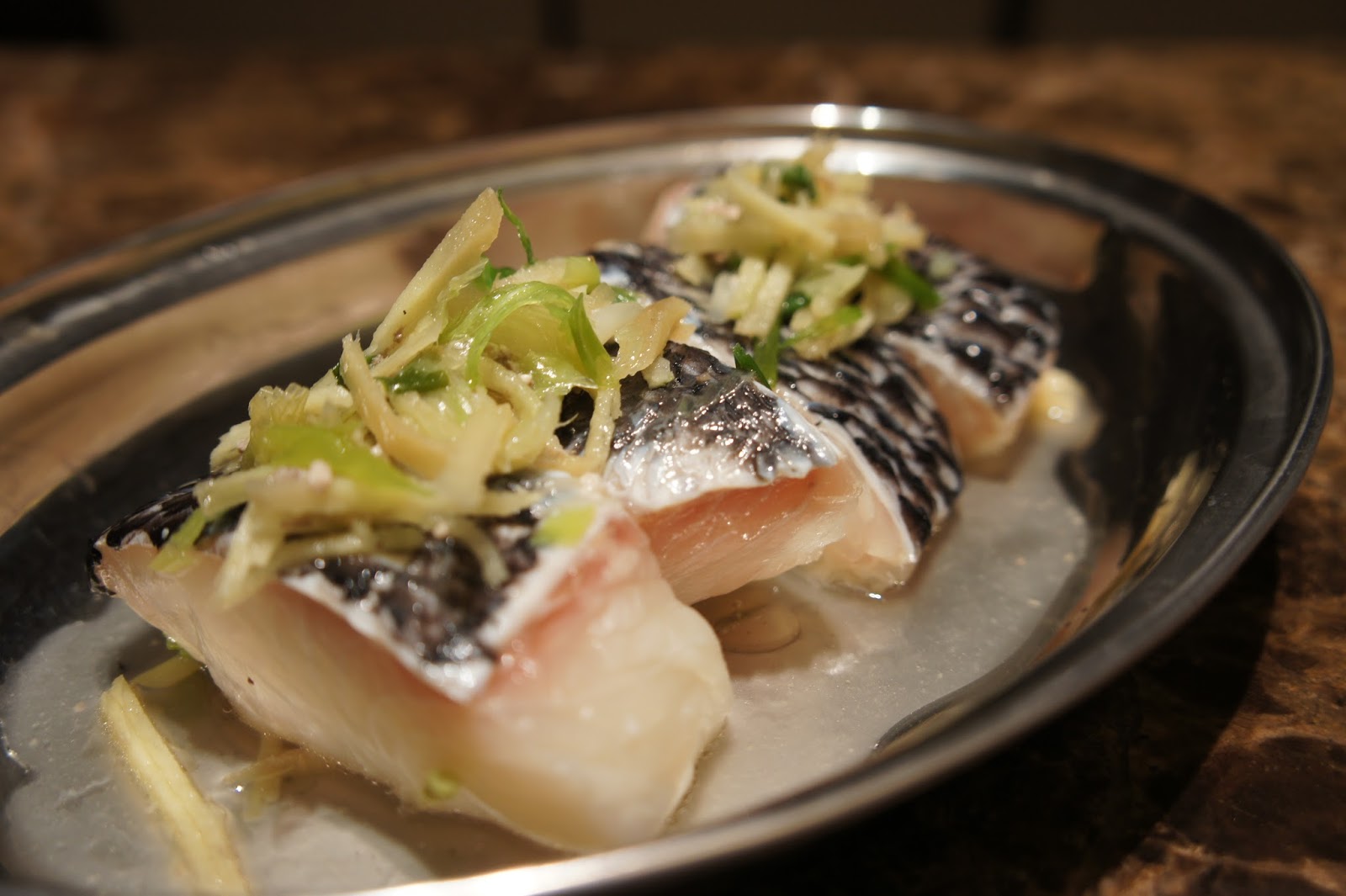 Say My Kitchen Steam Fish Canapé with Chinese Black Beans and Frozen