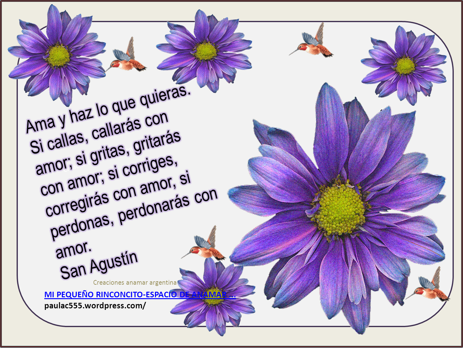 mi pequeño rinconcito -anamar -ARGENTINA: pensamientos positivos ...