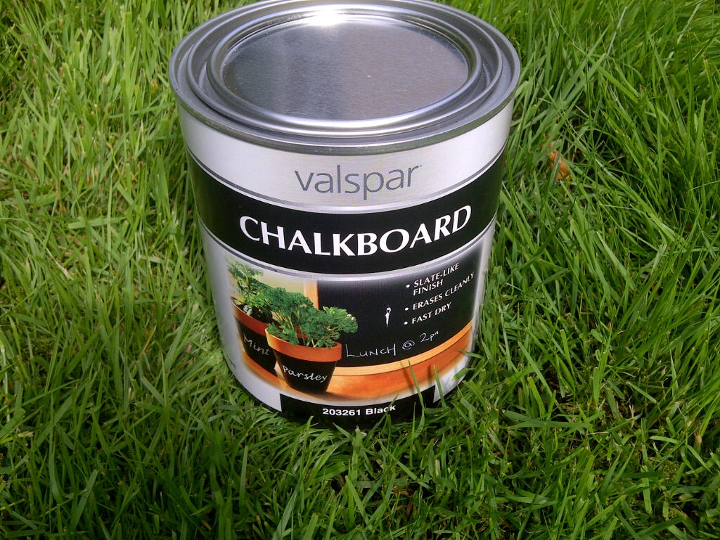 Chalkboard paint is crack for crafty people