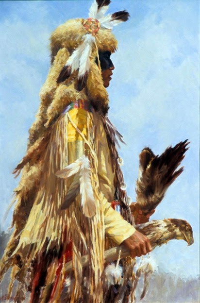 indios-americanos-pintados-con-oleo