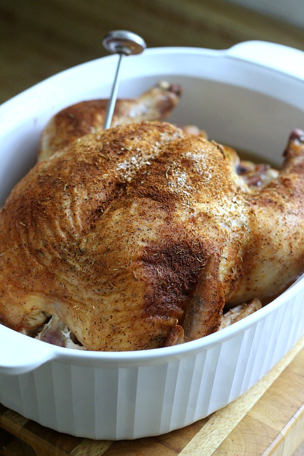 Slow Roasted HerbRubbed Whole Chicken Grateful Prayer Thankful Heart