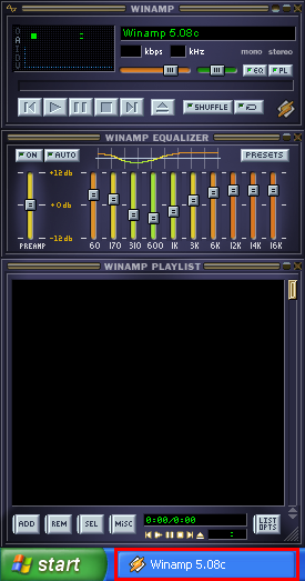 Winamp Xp