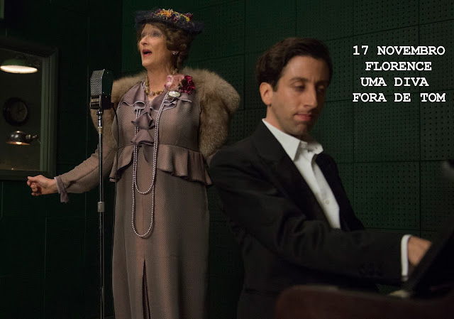 Florence Foster Jenkins - Florence - Uma Diva Fora de Tom (2016) de Stephen Frears Florence Foster Jenkins - Florence - Uma Diva Fora de Tom (2016) de Stephen Frears