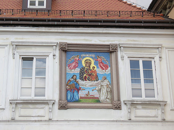 Południowa ściana Pokoi Królewskich ściana pokoi królewskich
