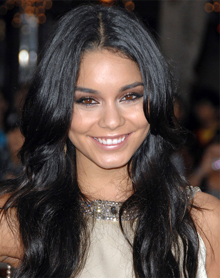 Celebrity Hairstyle: Vanessa Hudgens Long Curly Hairstyle