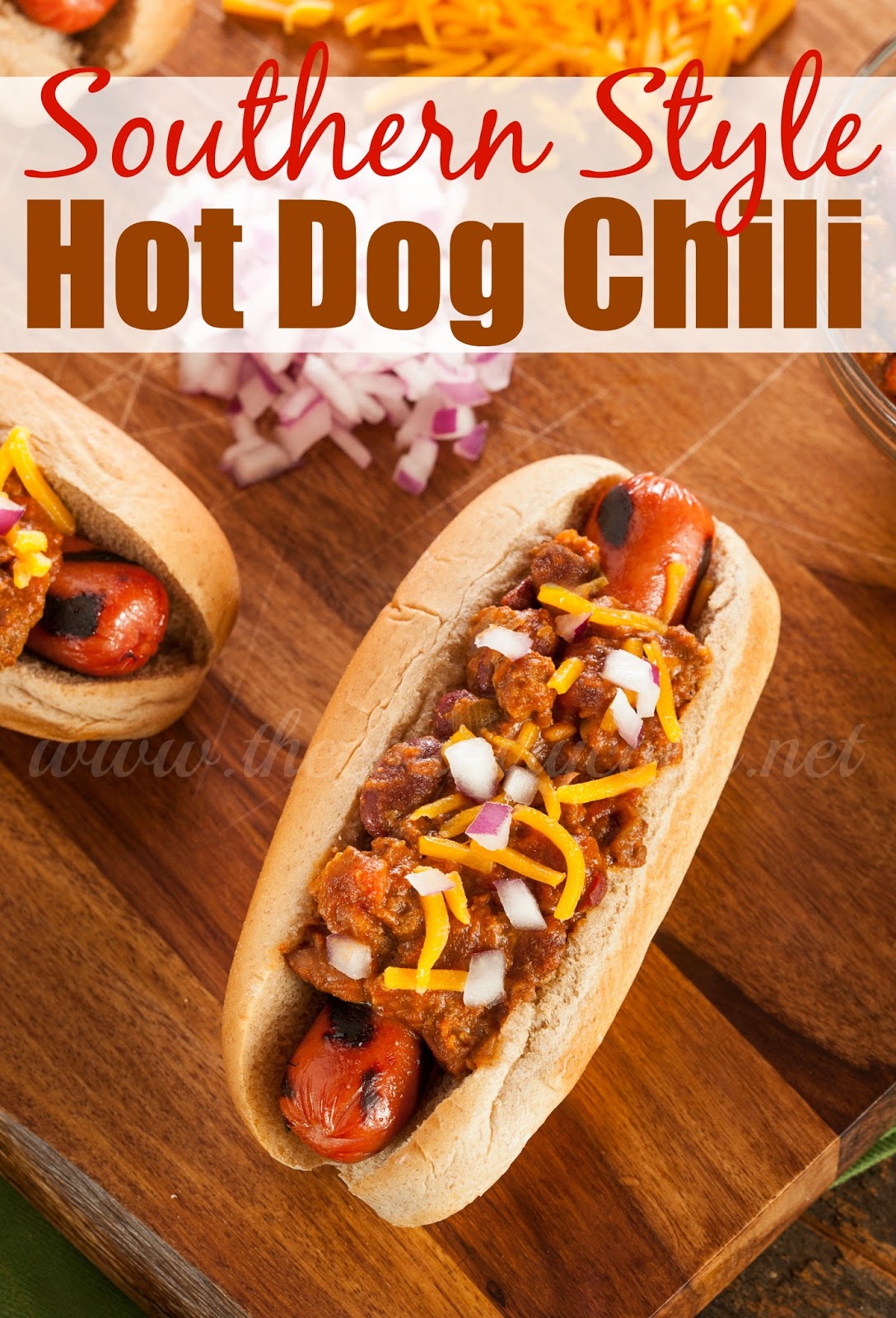 Southern Style Homemade Hot Dog Chili The Country Cook