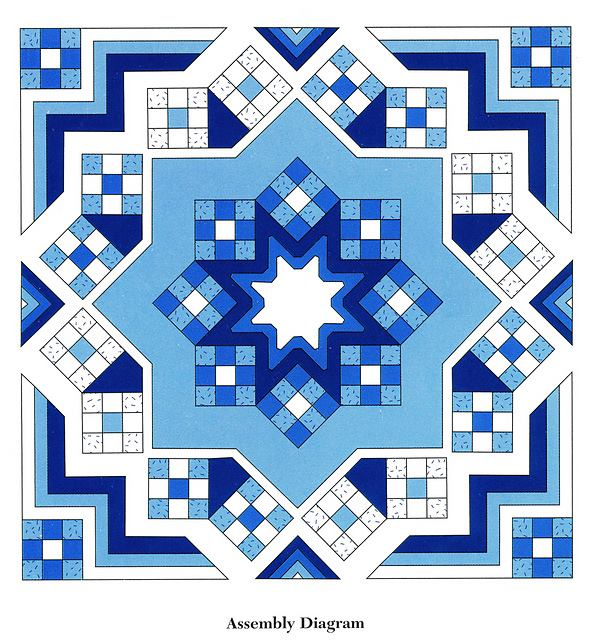 Blue Star Afghan Crochet Pattern