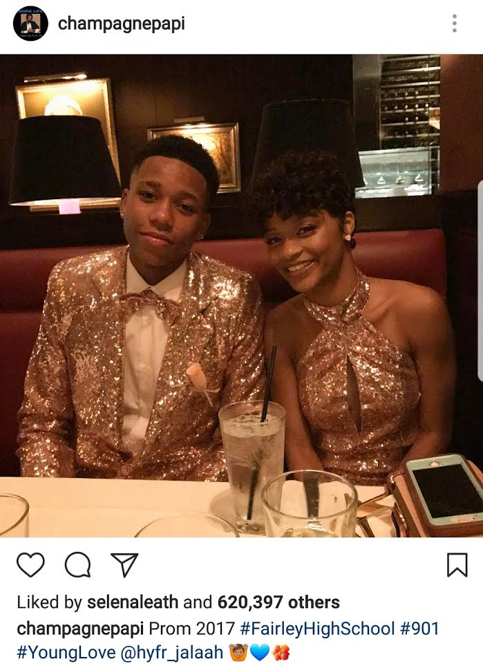Photos: Drake flies to Memphis to see his cousin off to prom