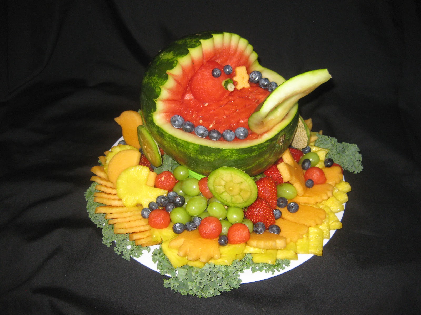 Fruit Platter Can Say It Baby Shower
