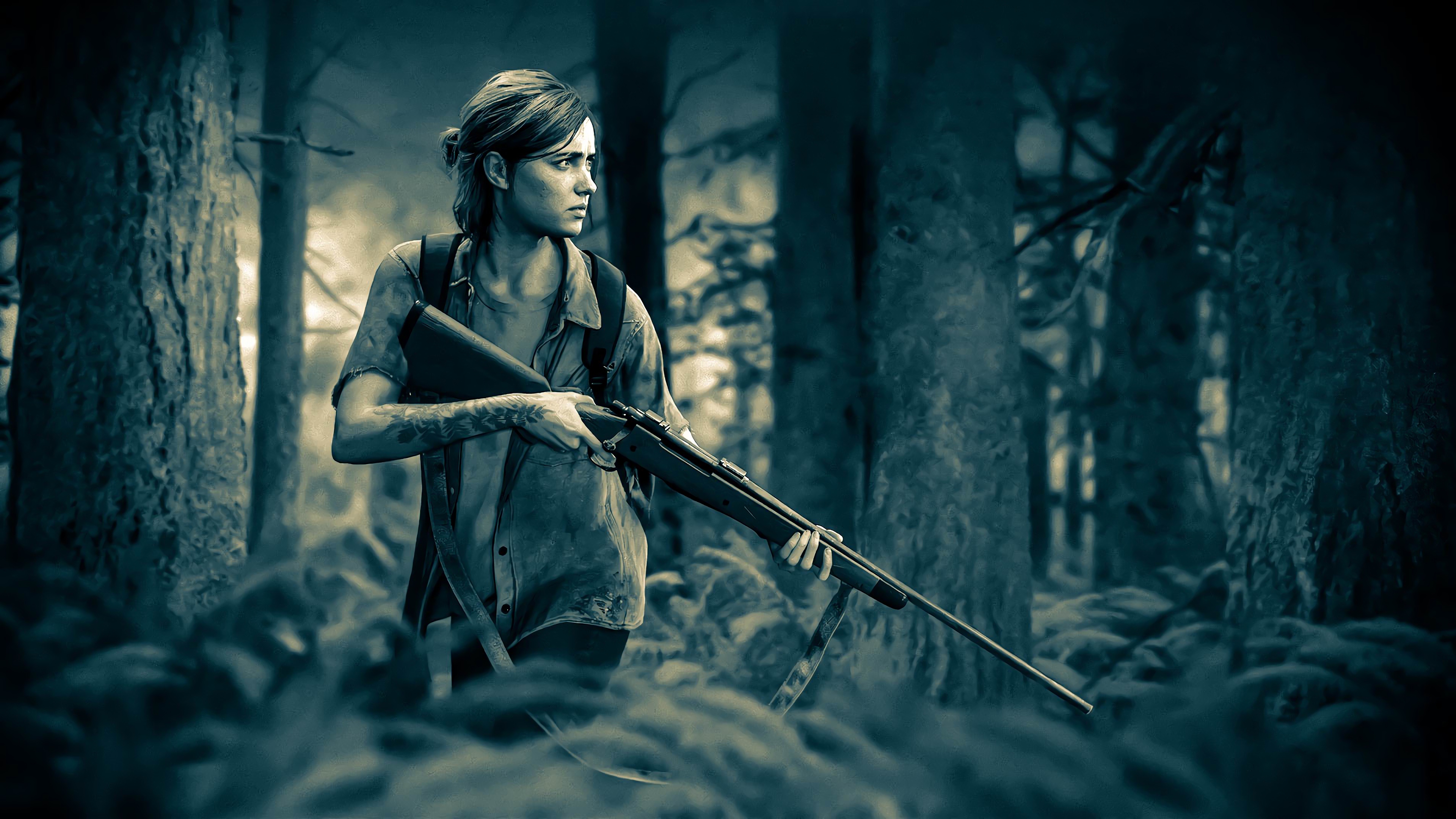 The Last Of Us Part 2 Ellie Rifle 4k Wallpaper 10