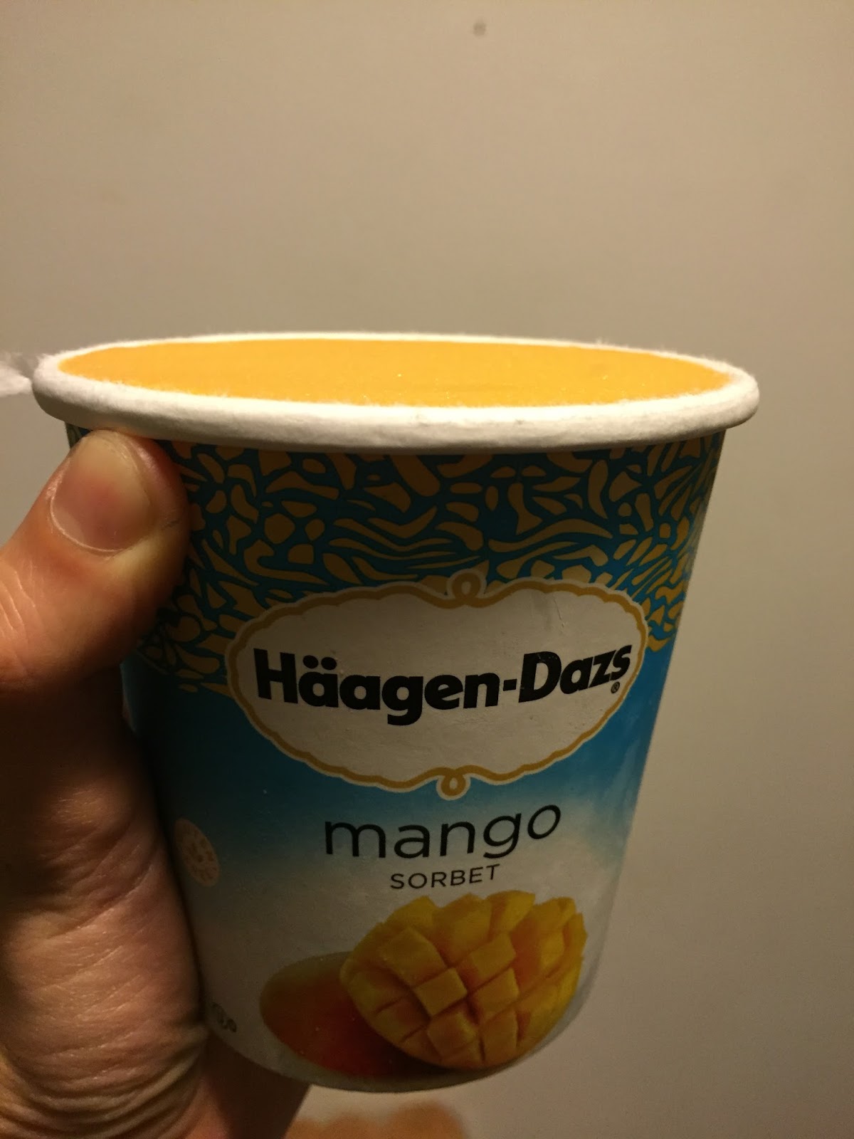 Mango Sorbet Ice Cream Scoop - Häagen-Dazs IN