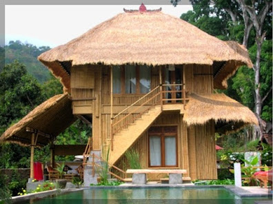 Rumah bambu jepang