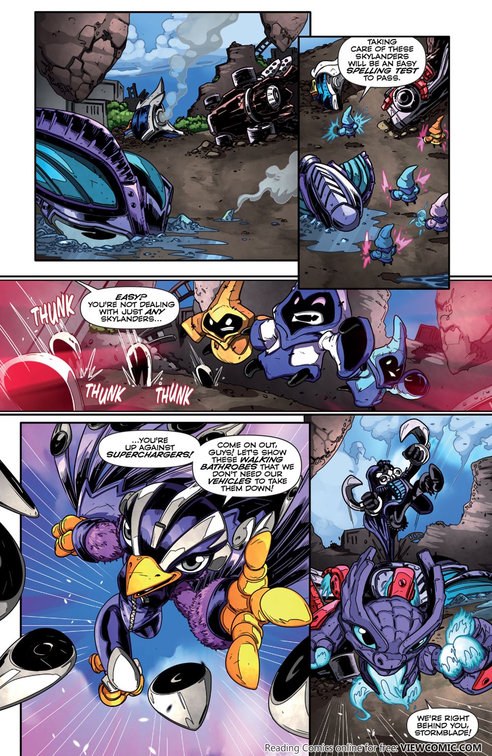 Skylanders Superchargers 001 2015 Read Skylanders Superchargers 001