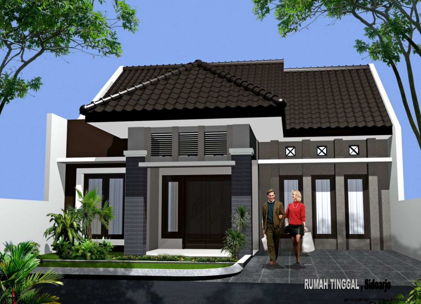 Gambar Rumah  Minimalis Sederhana  Gallery Taman Minimalis