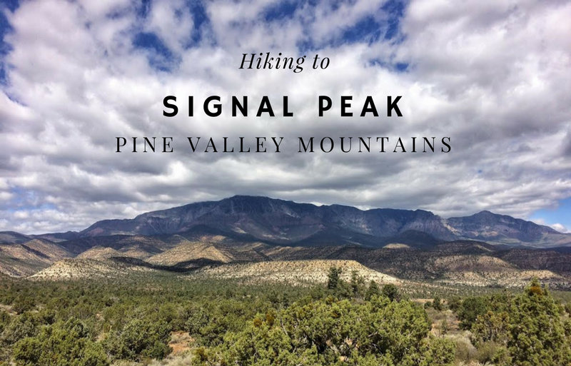Hiking to Signal Peak, Pine Valley Mountains - Girl on a Hike