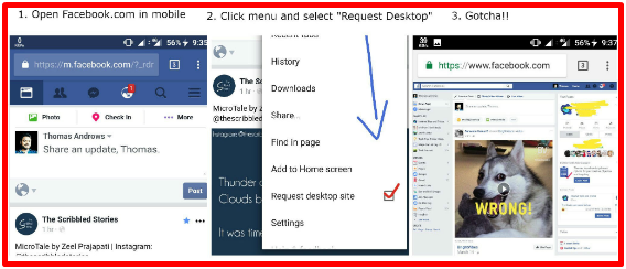 Desktop ansicht login facebook How to
