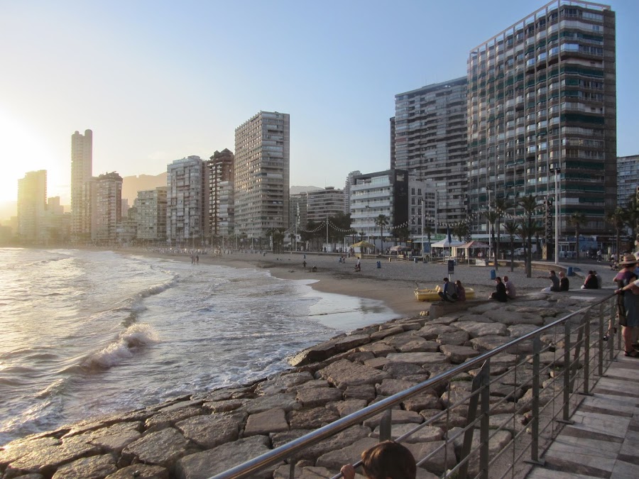 Vista de la playa de Levante