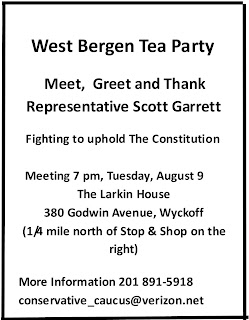 >West Bergen Tea Party will host Scott Garrett on August 9 scottgarrett theridgewoodblog