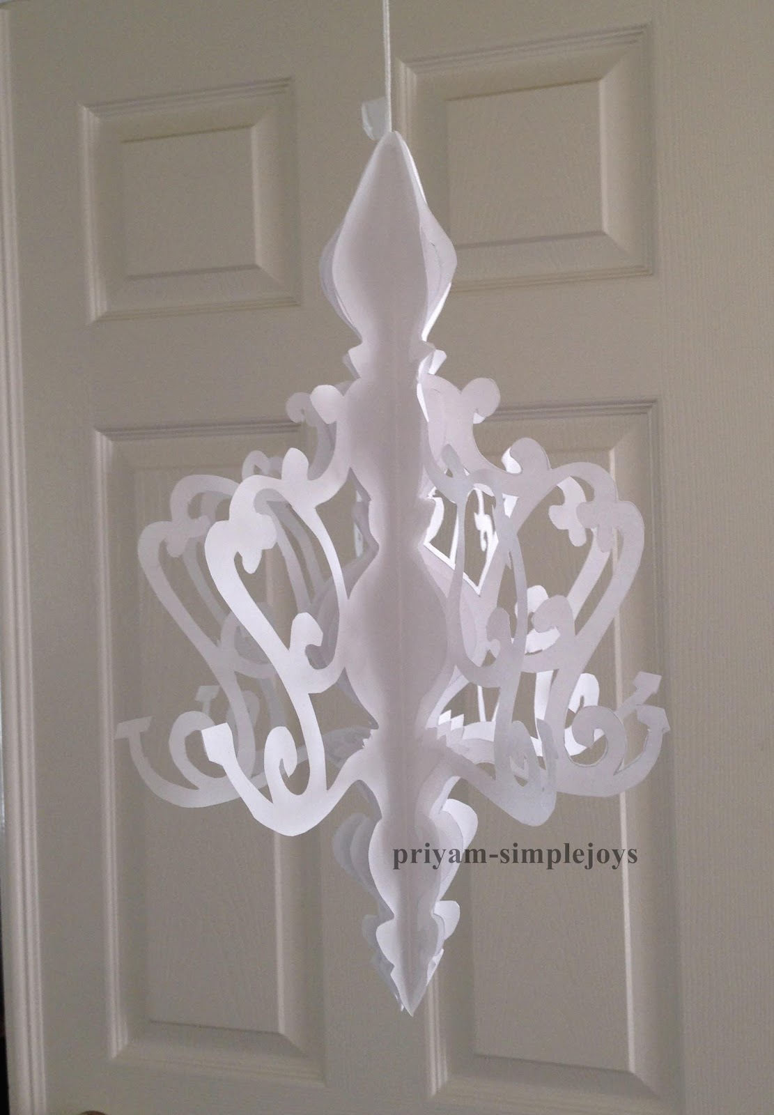 SimpleJoys Paper Chandelier