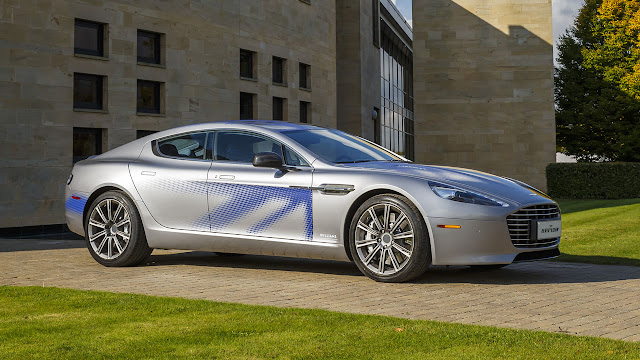Aston Martin unveils Electric Concept Rapide S during state visit