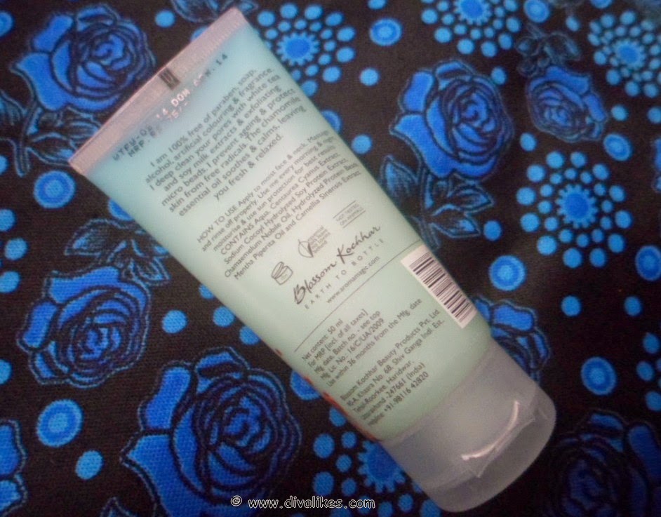 Aroma Magic White Tea & Chamomile Face Wash Review Diva Likes