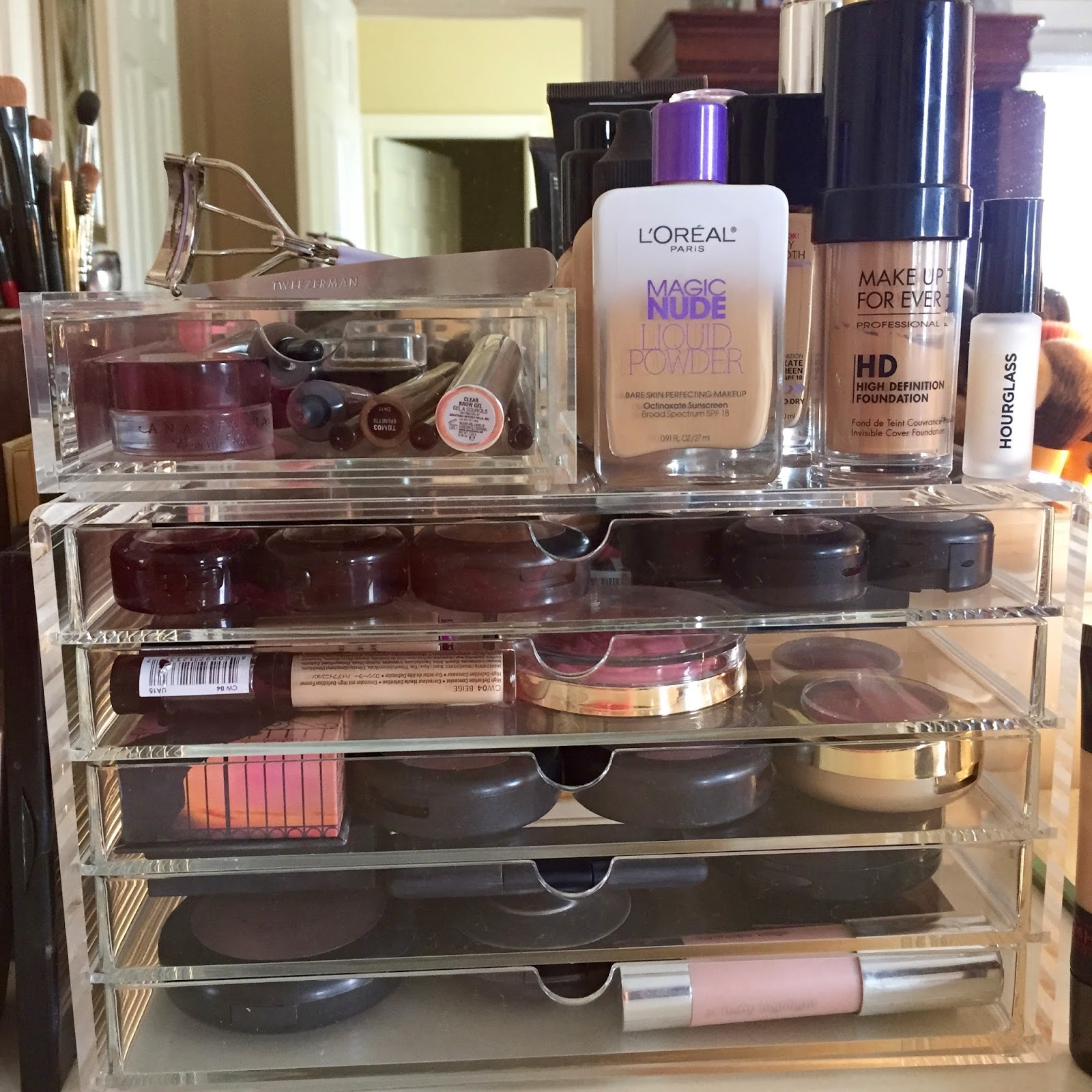 Muji Acrylic Makeup Organizer Saubhaya Makeup