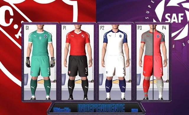 Independiente Kit 2018 2019 Pes 2017 Pes Patches