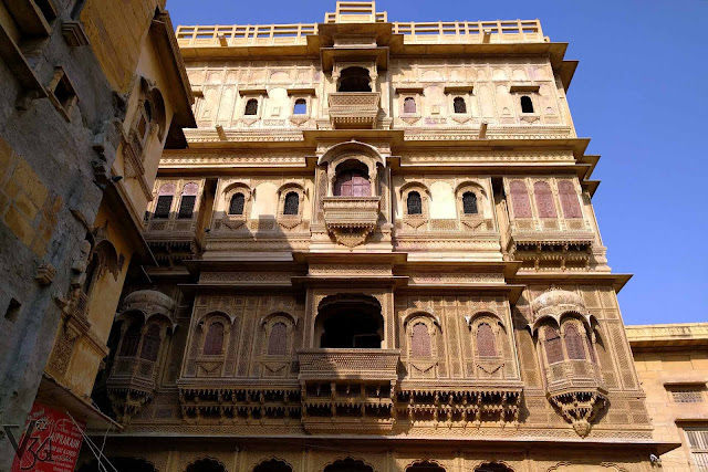 Facades of last of the Patwa Havelis Facades of last of the Patwa Havelis