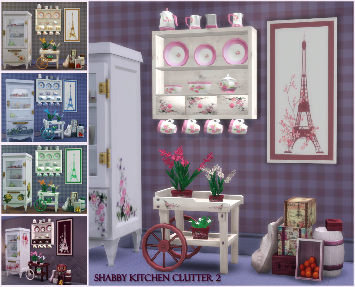 Sims 4 Ccs The Best Shabby Kitchen Clutter Part 2 By Pqsim4 All In