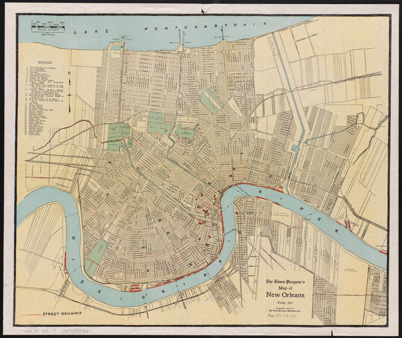Tammany Family: Old New Orleans Maps