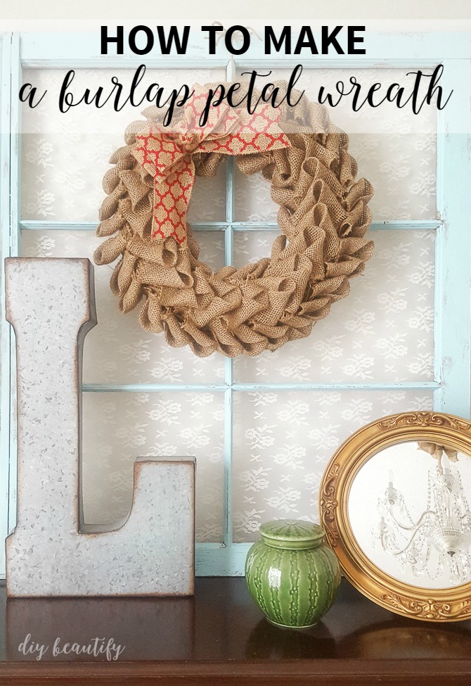 How to Make a Burlap Flower - DIY Inspired