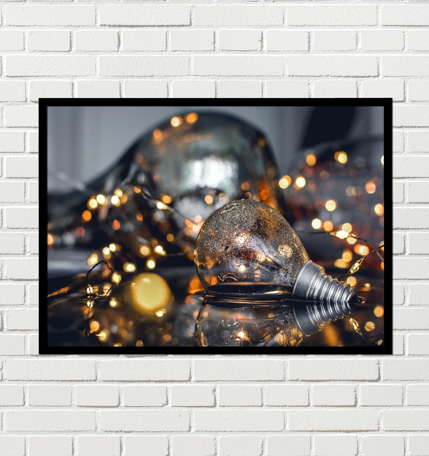 Cuadro decorativo Foco Vintage