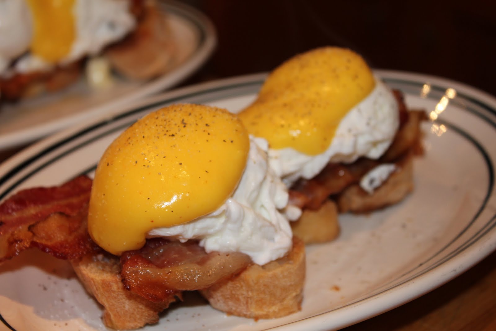 The illegible ink BLOT Happy National Eggs Benedict Day