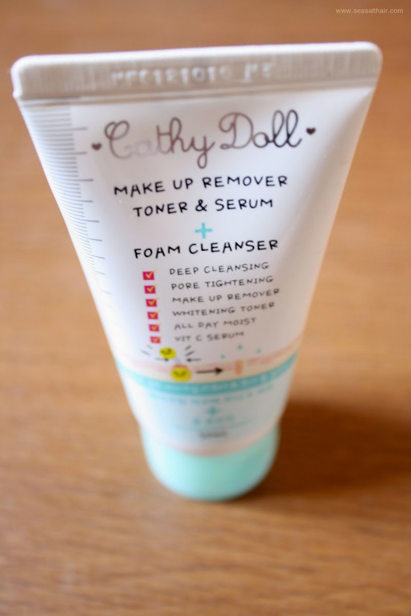 REVIEW CATHY DOLL MAKEUP REMOVER + FOAM CLEANSER Seasalthair