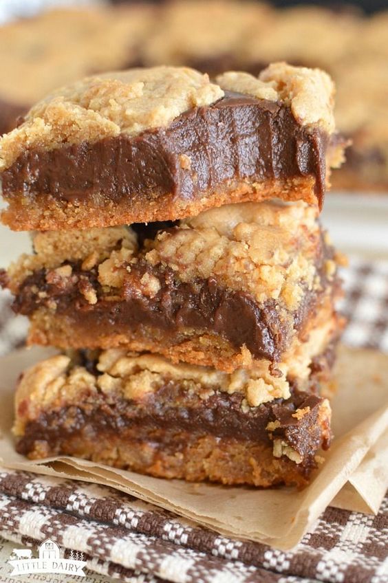 Peanut Butter Fudge Cookie Bars Recipes for Dinner
