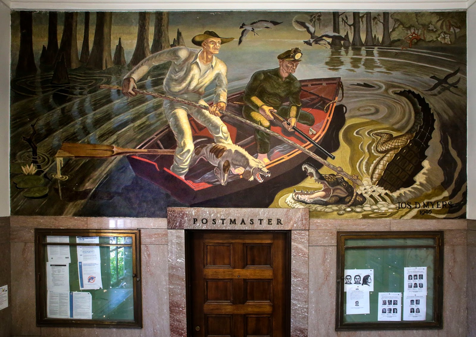 Oceans, Pines & Palms POST OFFICE MURALS