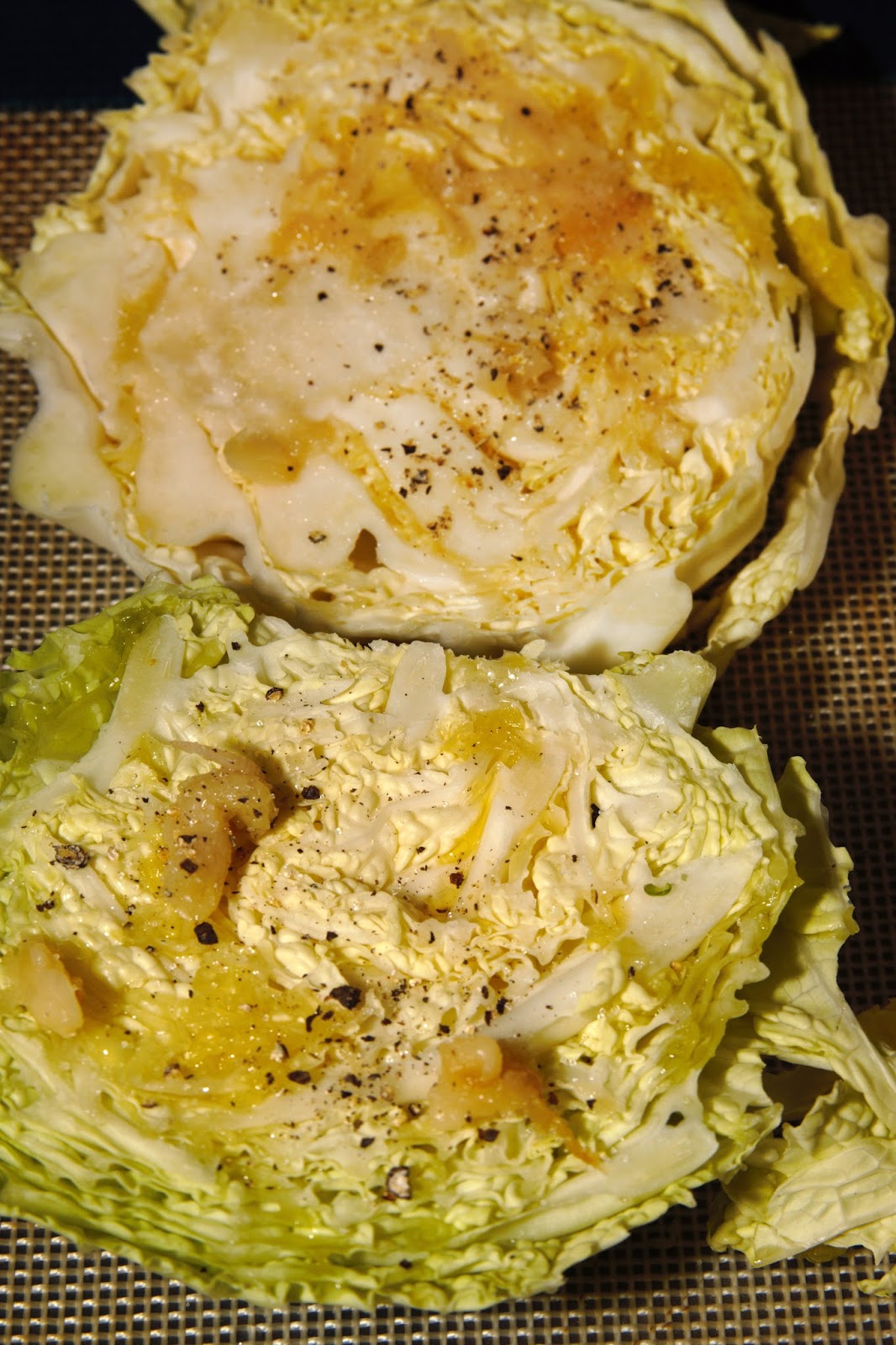 For the Love of Food Roasted Garlic Cabbage Steaks