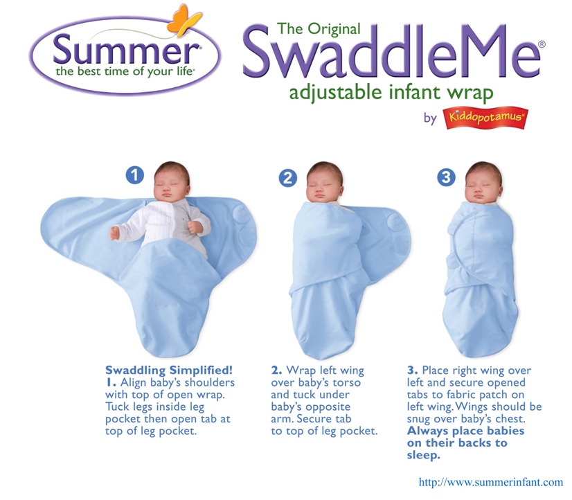 Pumpkin's Palace Babies n Kidz 美國 SummerInfant SwaddleMe 可調式嬰兒包被及睡袋