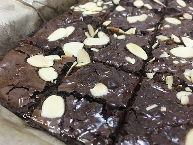 Resepi brownies sukatan cawan